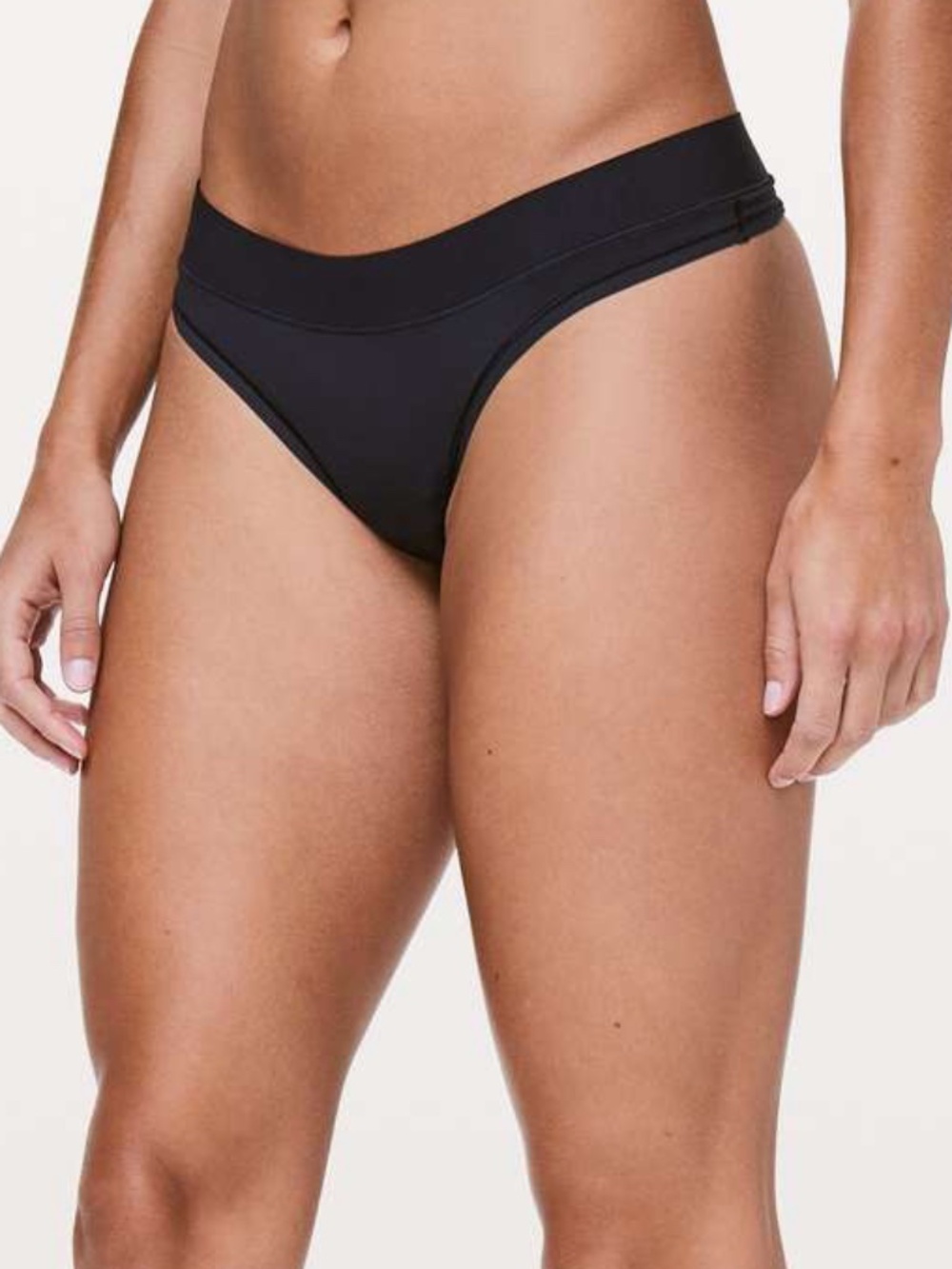 Brand New Lululemon "Mula Bandhawear" Black Thong Underwear, Size Medium or 6/8